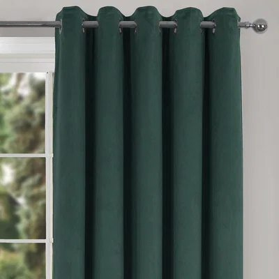 La Redoute Clever Velvet Thermal Lined Eyelet Curtains