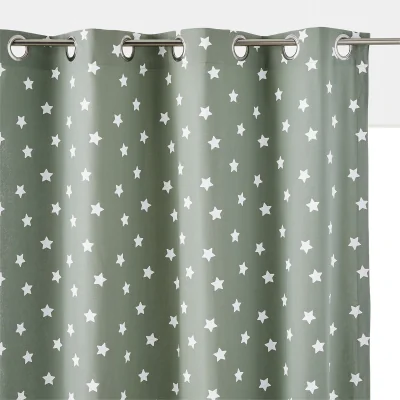La Redoute Eino Star 100% Cotton Curtain with Eyelets