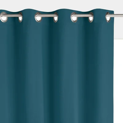 La Redoute Scenario Cotton Blackout Radiator Curtain with Eyelets