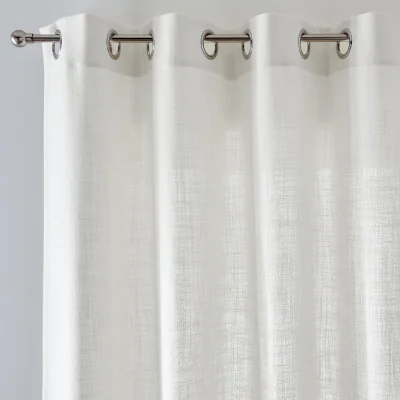 La Redoute Harvey Eyelet Curtain in 50% Recycled Polyester