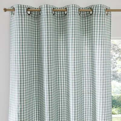 La Redoute Cottage Cotton/Linen Curtain with Eyelets