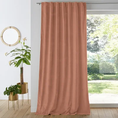 La Redoute Velvet Single Hidden Tab Curtain