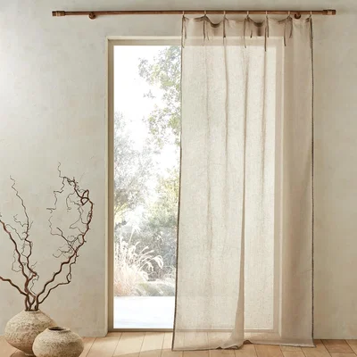 La Redoute Delhia Linen Voile Curtain