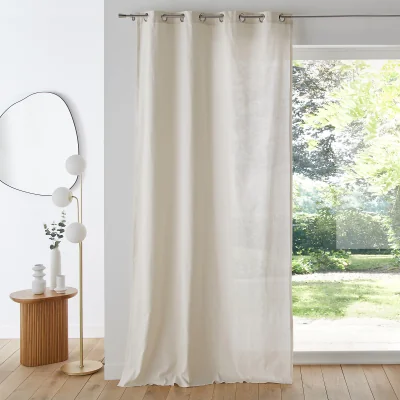 La Redoute Scenario Single Cotton Curtain with Eyelets