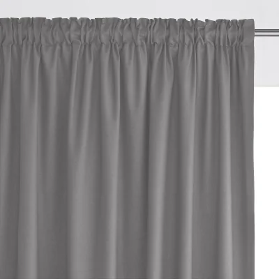 La Redoute Scenario Cotton Curtain with Gathered Header
