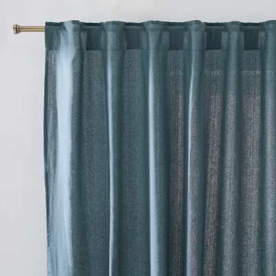 La Redoute Onega Concealed Tab Top Curtain in Washed Linen