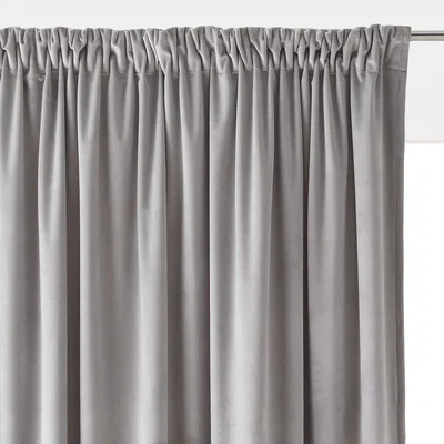 La Redoute Balzain Gathered Velvet Curtain