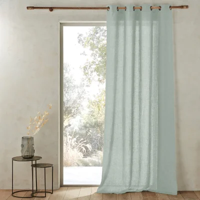 La Redoute Romane 100% Washed Linen Curtain