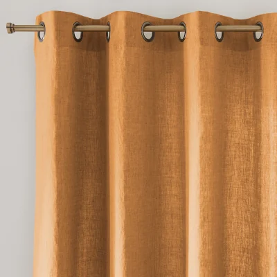 La Redoute Onega Washed Linen Curtain with Eyelets