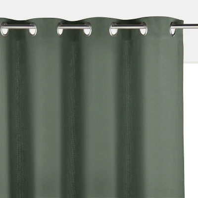 La Redoute Panama Plain Single Cotton Curtain with Eyelets