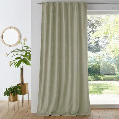 La Redoute Velvet Single Hidden Tab Curtain