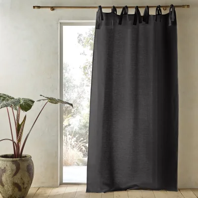 La Redoute Colin Pure Linen Curtain with Knots