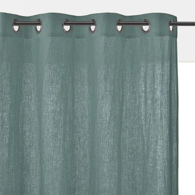La Redoute Onega Washed Linen Single Curtain with Eyelets