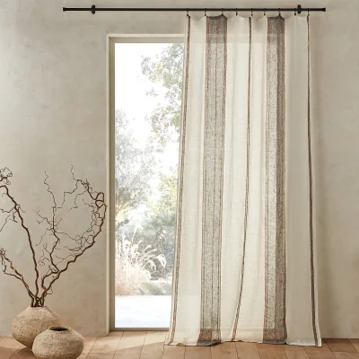 La Redoute Mangilano 100% Linen Sheer Curtain