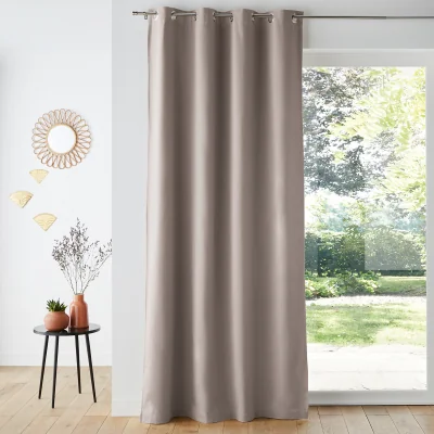 La Redoute Taima Linen/Cotton Single Lined Curtain with Eyelets