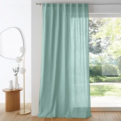 La Redoute Scenario Single Cotton Curtain with Concealed Tabs