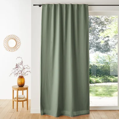 La Redoute Lincot Linen & Cotton Hidden Tab Blackout Curtain
