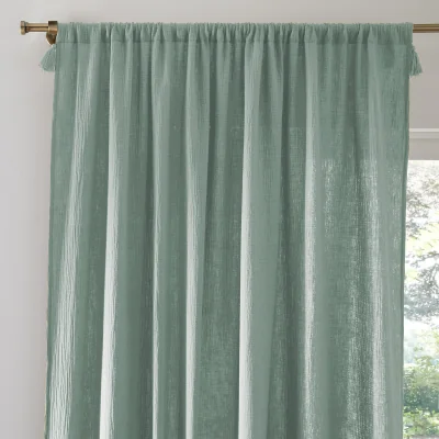 La Redoute Kumla Cotton Muslin Curtain Panel