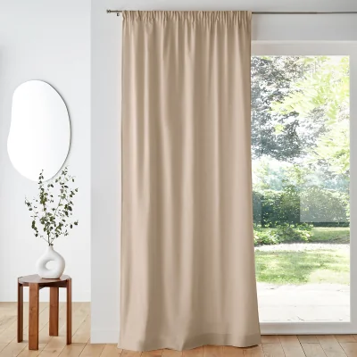 La Redoute Scenario Cotton Curtain with Gathered Header