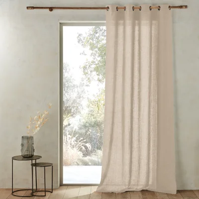 La Redoute Romane 100% Washed Linen Curtain