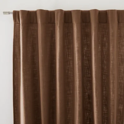 La Redoute Jawi Cotton Curtain with Hidden Tabs