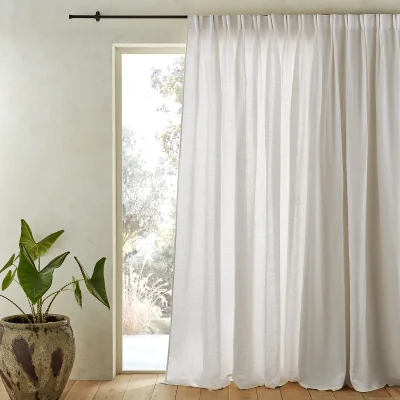 La Redoute Colin Pure Linen Curtain with Flemish Pleats