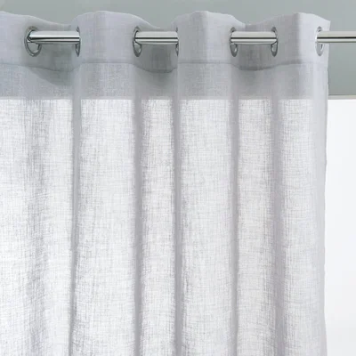 La Redoute Nyong Linen-Effect Voile Curtain with Eyelets