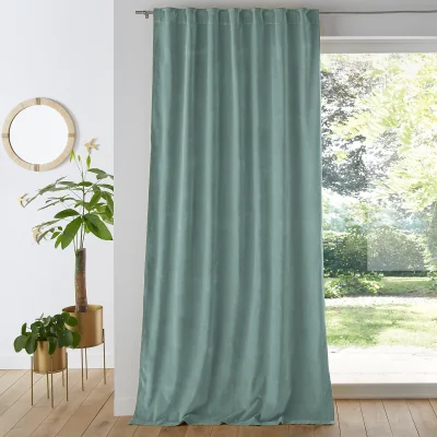 La Redoute Velvet Single Hidden Tab Curtain