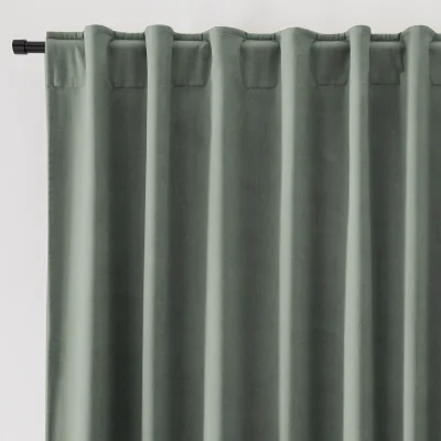 La Redoute Velvet Thermal Curtain with Hidden Tabs
