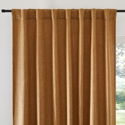 La Redoute Montego Woven Curtain with Concealed Tab Top