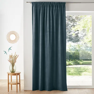 La Redoute Velvet Gathered Braid Velvet Curtain