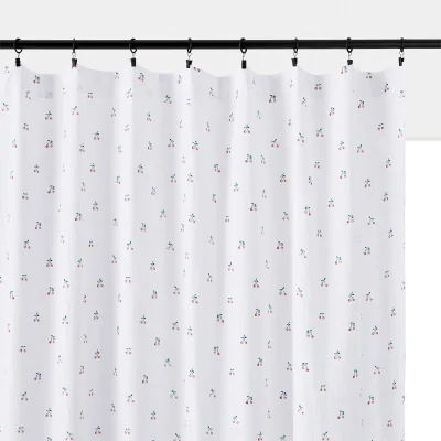 La Redoute Griotte Cotton Muslin Curtain Panel