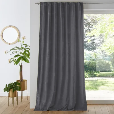 La Redoute Velvet Single Hidden Tab Curtain
