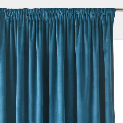 La Redoute Balzain Gathered Velvet Curtain