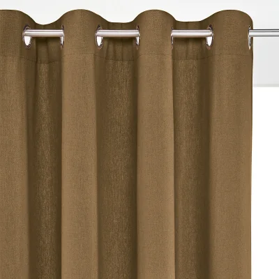 La Redoute Taïma Cotton / Linen Radiator Curtain with Eyelets