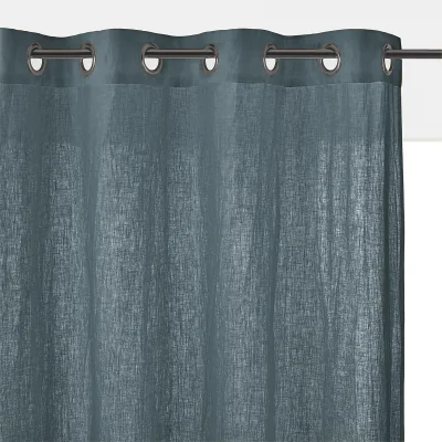 La Redoute Onega Washed Linen Single Curtain with Eyelets