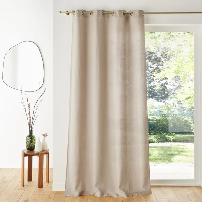 La Redoute Elba Linen Curtain with Eyelets