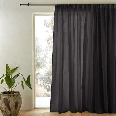 La Redoute Colin Pure Linen Curtain with Flemish Pleats