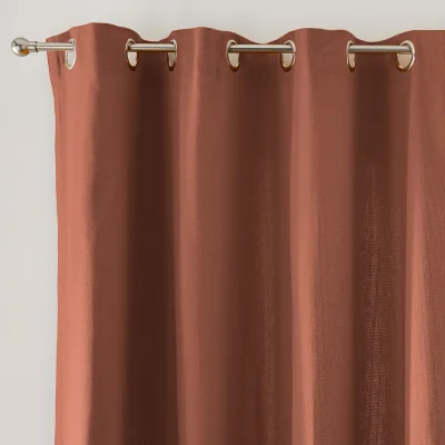 La Redoute Panama Plain Eyelet Curtain in Woven Cotton