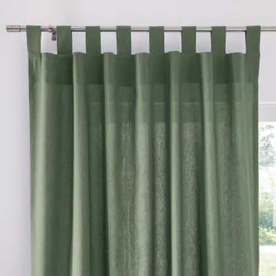 La Redoute Scenario Cotton Curtain with Tab Top