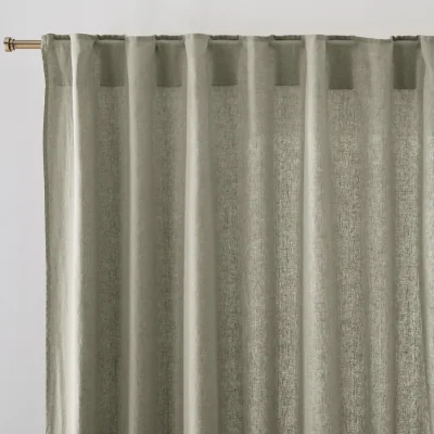 La Redoute Elba Hidden Tab Linen Curtain