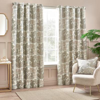 La Redoute Woodlands Floral Jacquard Eyelet Curtains