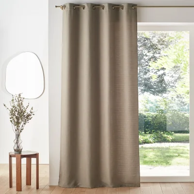La Redoute Select Recycled Polyester Curtain with Eyelets