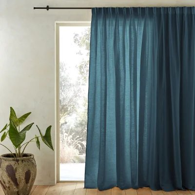 La Redoute Colin Pure Linen Curtain with Flemish Pleats