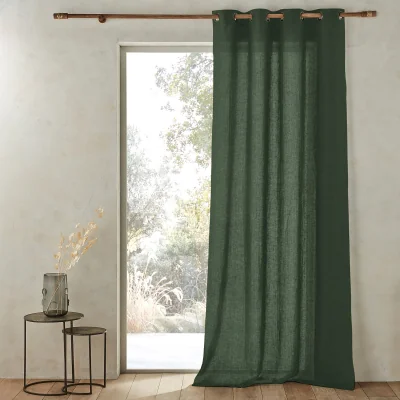La Redoute Romane 100% Washed Linen Curtain