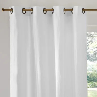 La Redoute Onega Washed Linen Curtain with Eyelets