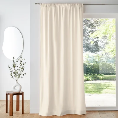 La Redoute Scenario Cotton Curtain with Gathered Header