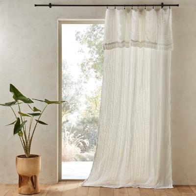 La Redoute Plumaka Linen Mix Voile Curtain Panel