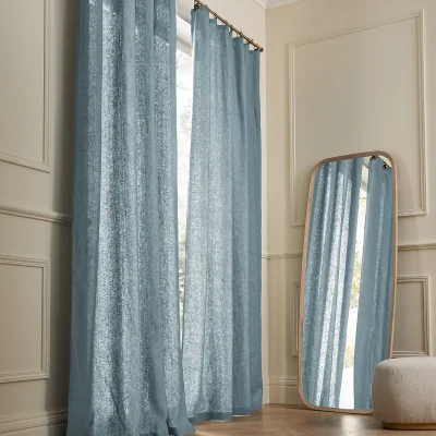 La Redoute Private Washed Linen Curtain with Loops