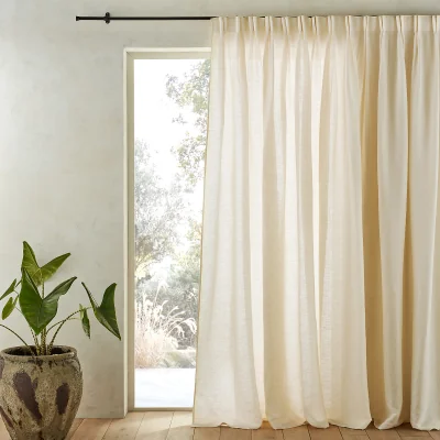 La Redoute Colin Pure Linen Curtain with Flemish Pleats